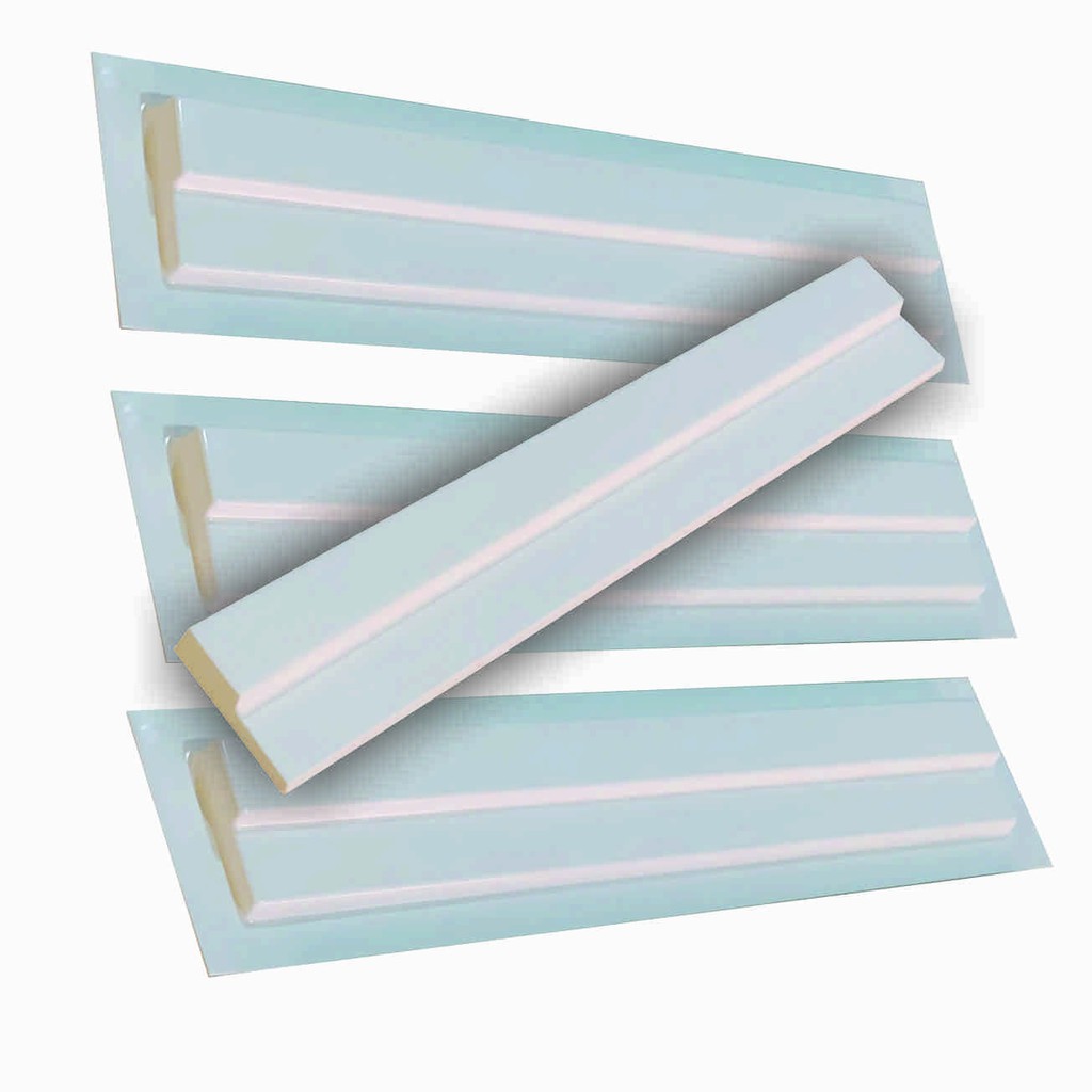 kit 3 formas para moldura de gesso 3D rodape roda teto roda forro 50 cm