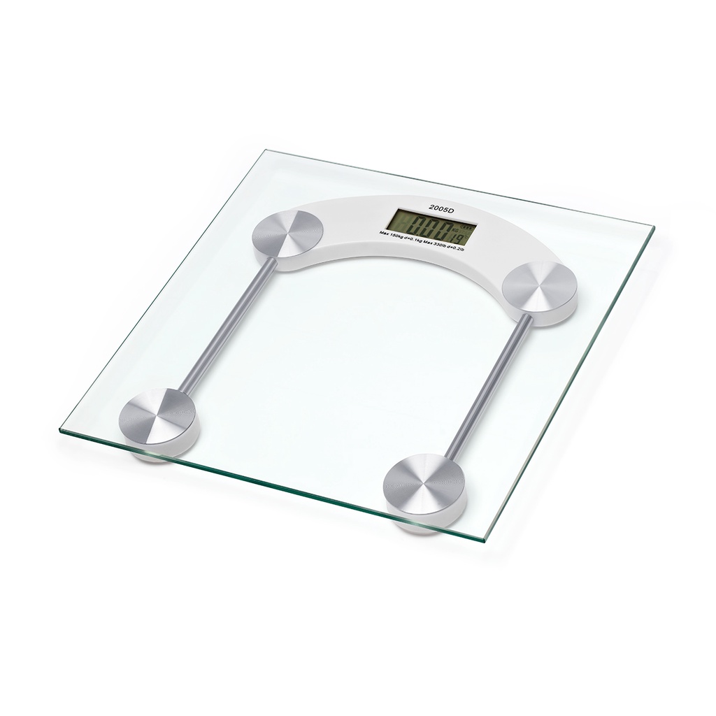 Balança Digital Corporal Doméstica Banheiro Vidro Até 150kg