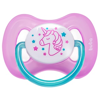 Chupeta Para Bebê 0 à 6 Meses Com Tampa Protetora Tamanho 1 Comfort Brilha No Escuro Buba