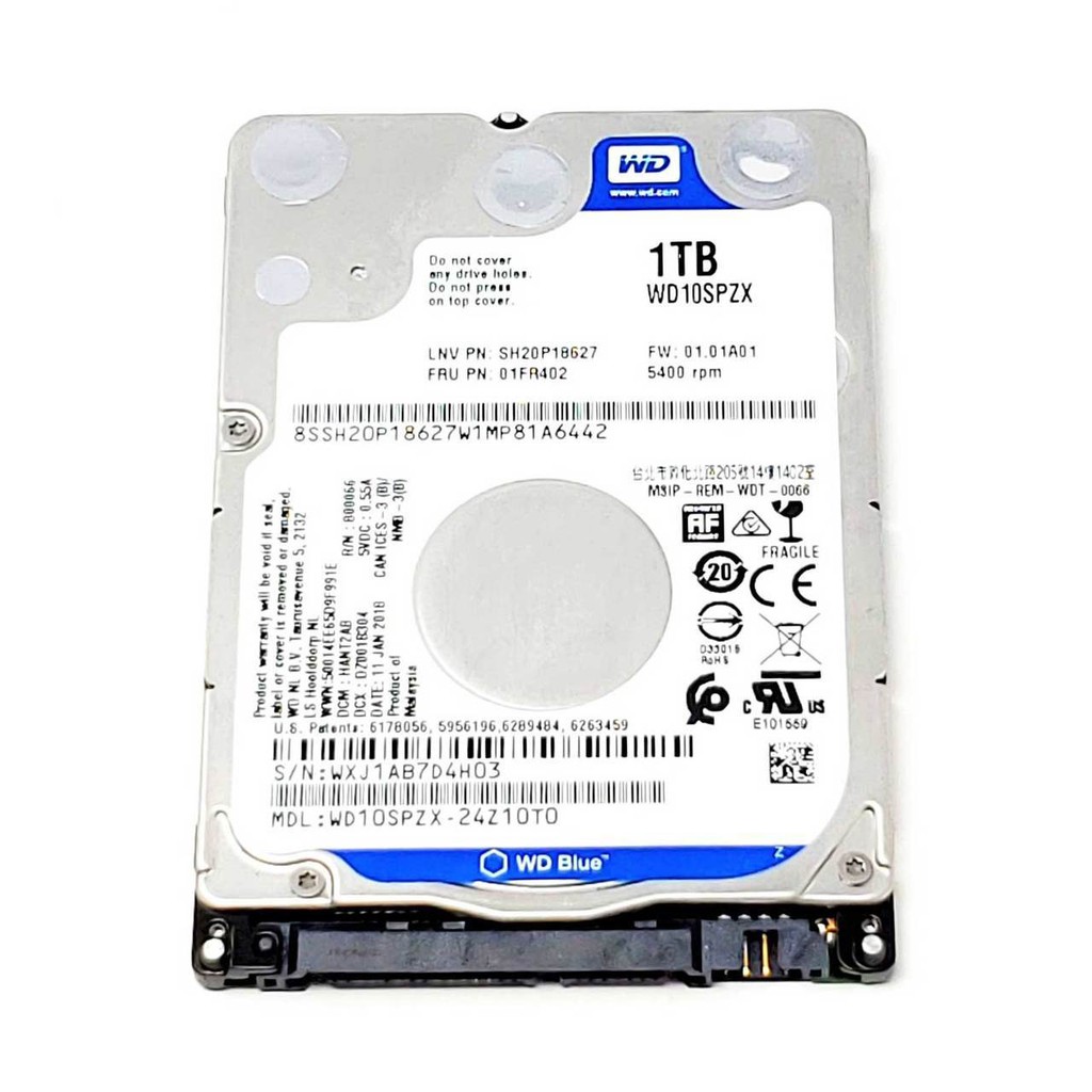 Hd Western Digital Wd10spzx-24 1tera Sata 7mm 2.5