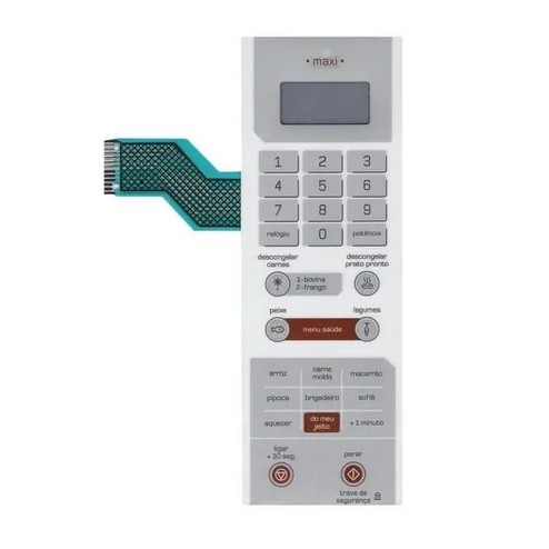 Membrana Teclado Microonda Brastemp Bms35 Bms 35 Ab Maxi