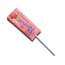 1 Pirulito Yogurte 100 Mastigável Original Sabor Morango de 11,2g  - Dori