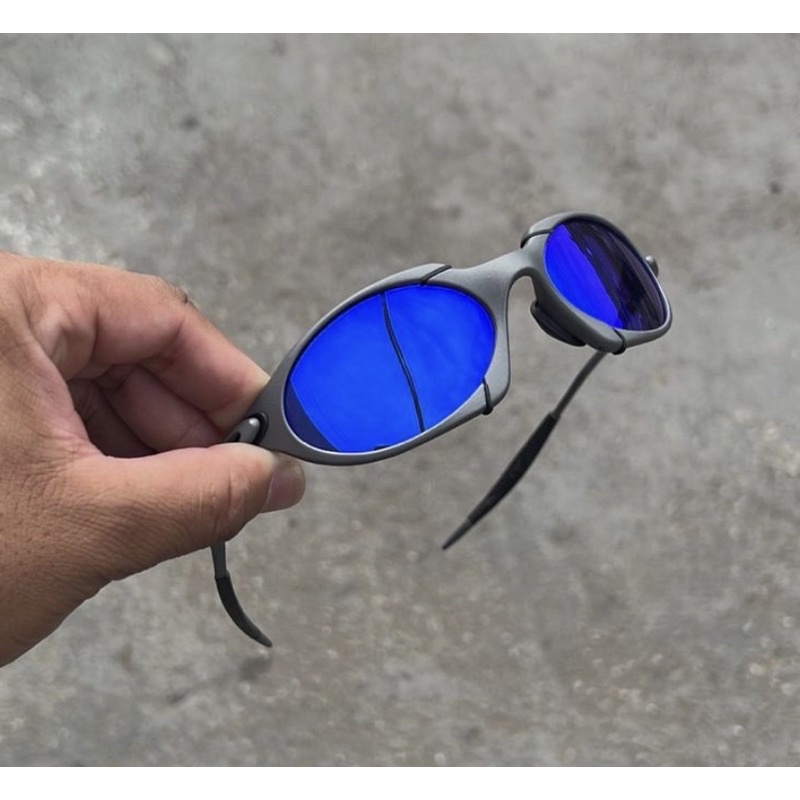 Oculos Juliet Oakley Mandrak Romeo 1 Azul Escuro em Promoção na Americanas