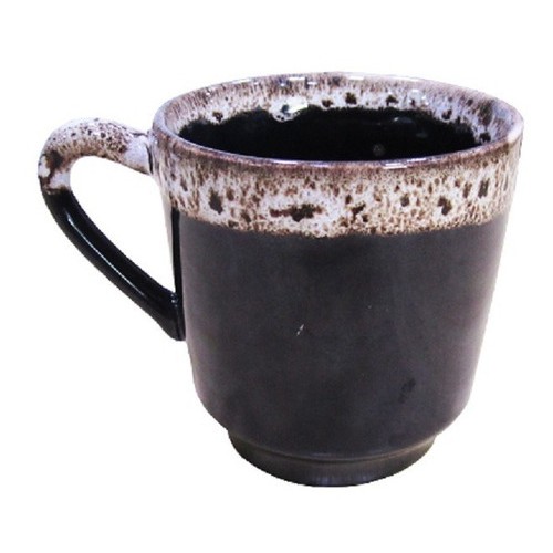 06un De Caneca De Porcelana Borda Decorada 200ml em Oferta na Shopee