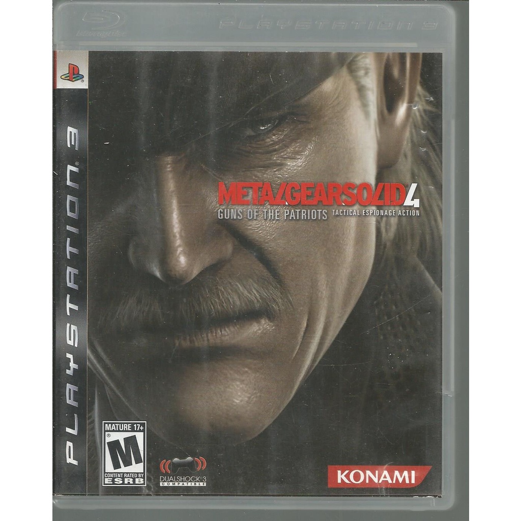 Blu-ray Disc Metalgearsolid 4 Guns Of The Patriots