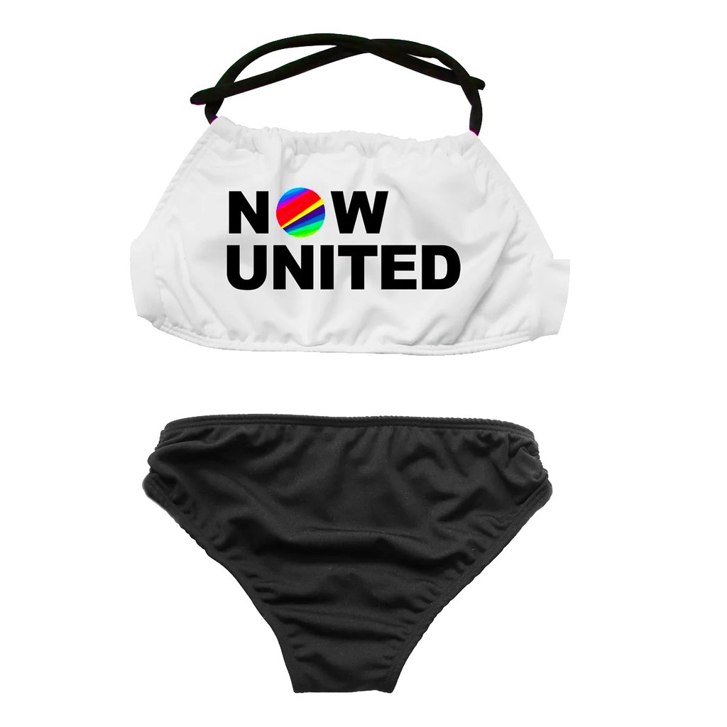 Biquini Infantil NOW UNITED estampado Cropped