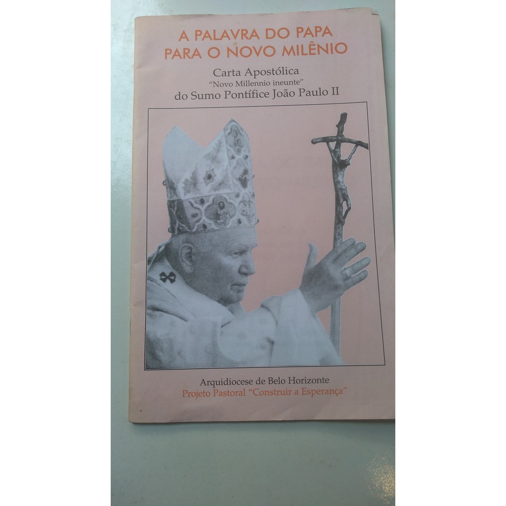 Livro - A Palavra do Papa para o Novo Milênio - Sumo Pontífice João Paulo II