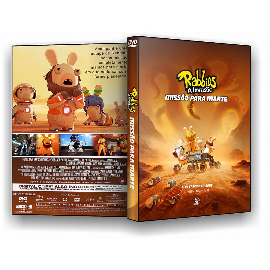 Dvd Rabbids: A Invasão Missão Para Marte