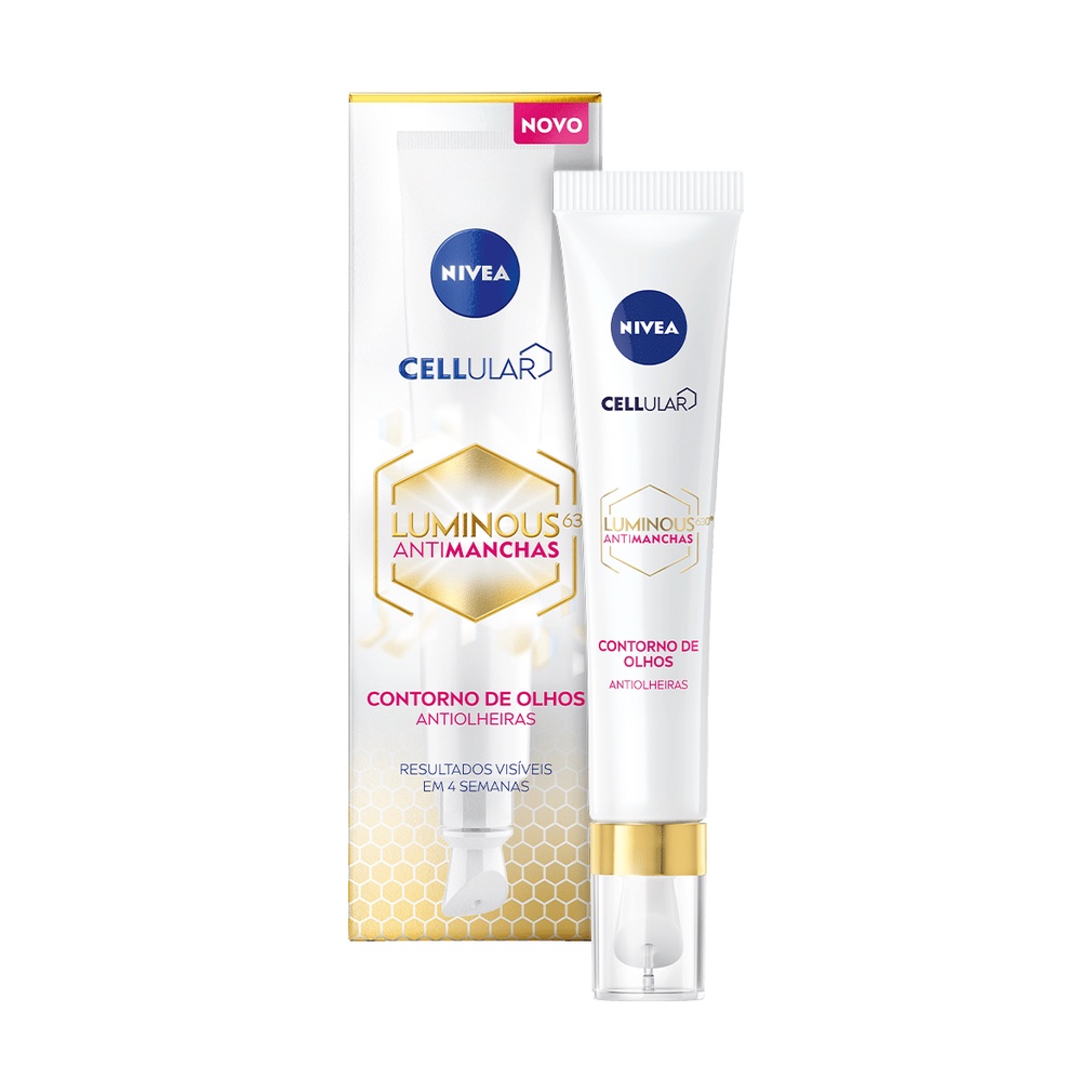 Creme Nivea para Área dos Olhos Anti Olheiras Luminous 630 Cellular 15ml