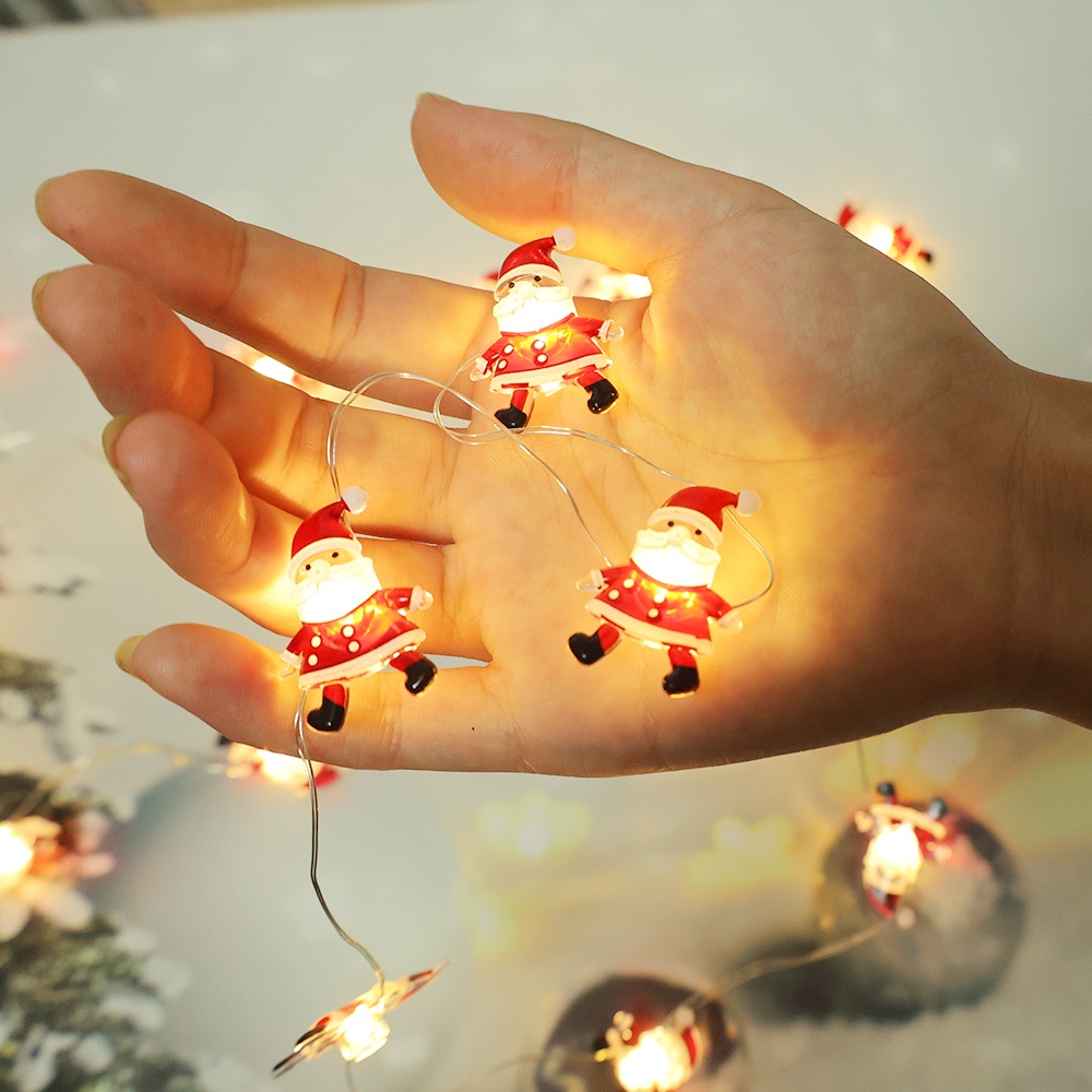 Árvore De Natal Luzes Fada De Veado/Cordas De LED Lâmpada Para Decoração De  Festa De Casamento De Ano Novo De 2023 | Shopee Brasil