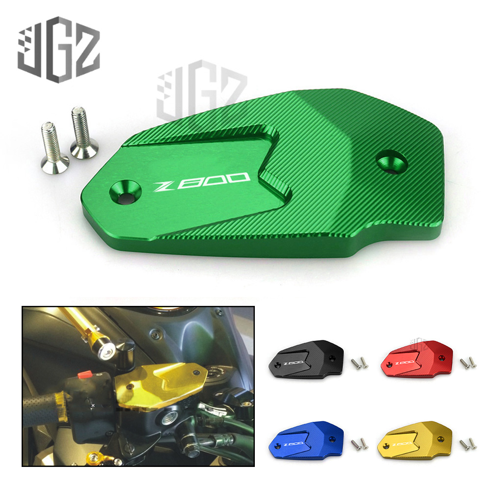 Z800 Motocicleta CNC Alumínio Reservatório Dianteiro Tampa Do Tanque De Freio Copo Óleo Para Kawasaki Z800 2017 2018 201