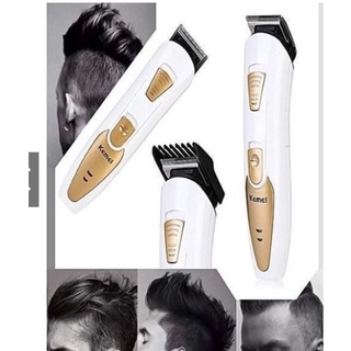 Maquina Acabamento Detalhe Cabelo Barba Sem Fio Kemei 1305
