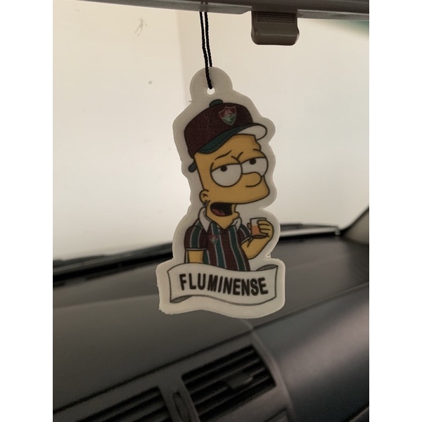 Aromatizantes Personalizados - Time Fluminense - Cheirinho de Carro - Pronta Entrega no Brasil - Tipo little trees