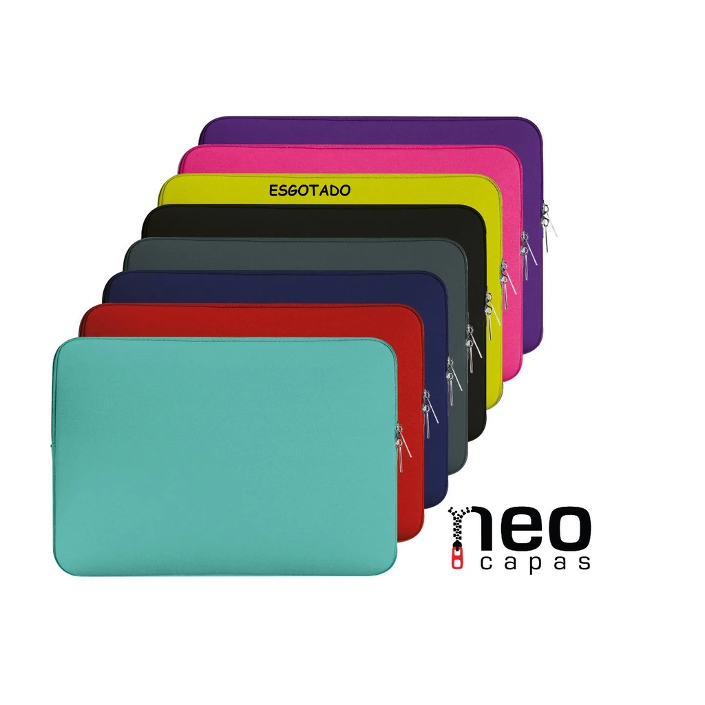 Capa Case Pasta Maleta Para Chromebook E Notebook Neoprene Samsungacerpositivohplenovo 2839