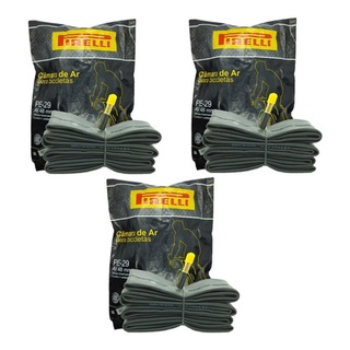 3 Câmaras De Ar Pirelli Aro 29 48mm Schrader Bico Grosso Mtb em Oferta na Shopee