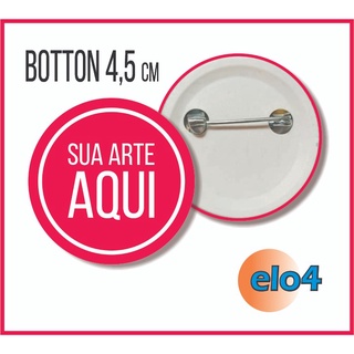 100 Botton 4,5cm/ Boton (Botom Personalizado)