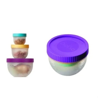 Conj 3 Potes Porta Metades Temperos Livre De Bpa REF 56 em Oferta na Shopee