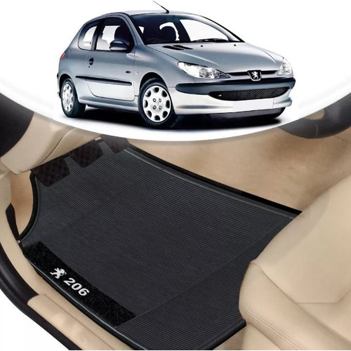 Tapete Personalizado Automotivo Peugeot 206 4 Peças