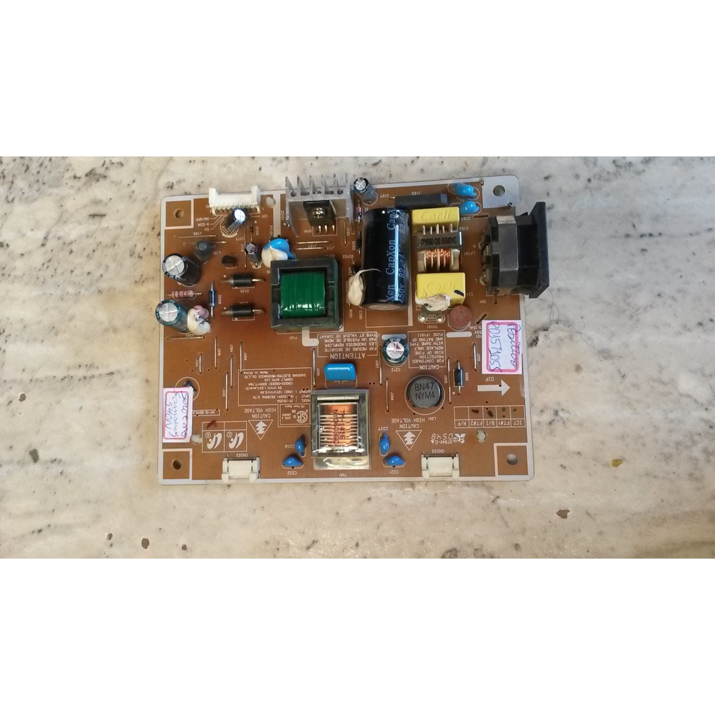 Placa Fonte Usada Do Monitor positivo Modelo po15t105s