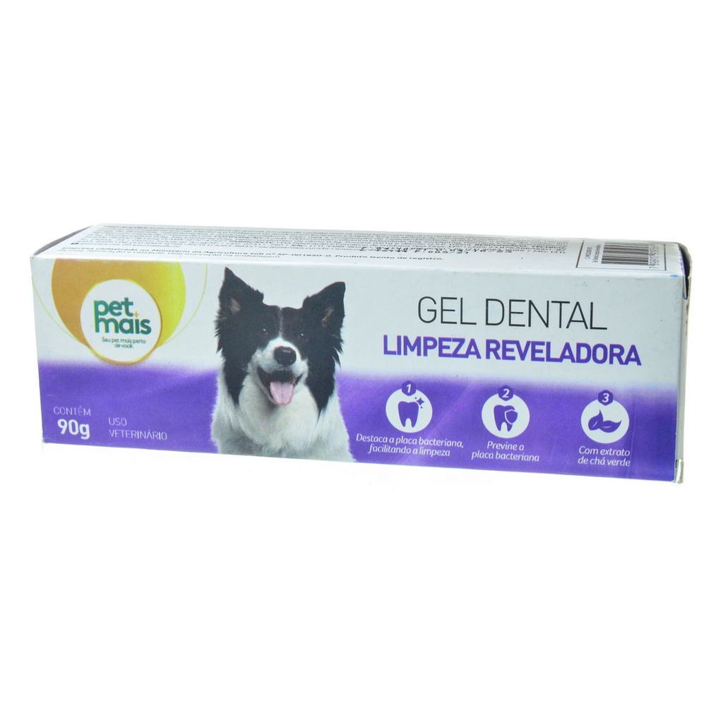 Gel Dental Para Cães E Gatos Limpeza Reveladora 90g Pet Mais