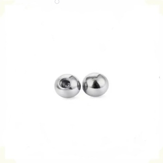 2x Bolinhas de 2,5mm Piercing Ferradura fino com Haste 0,8mm