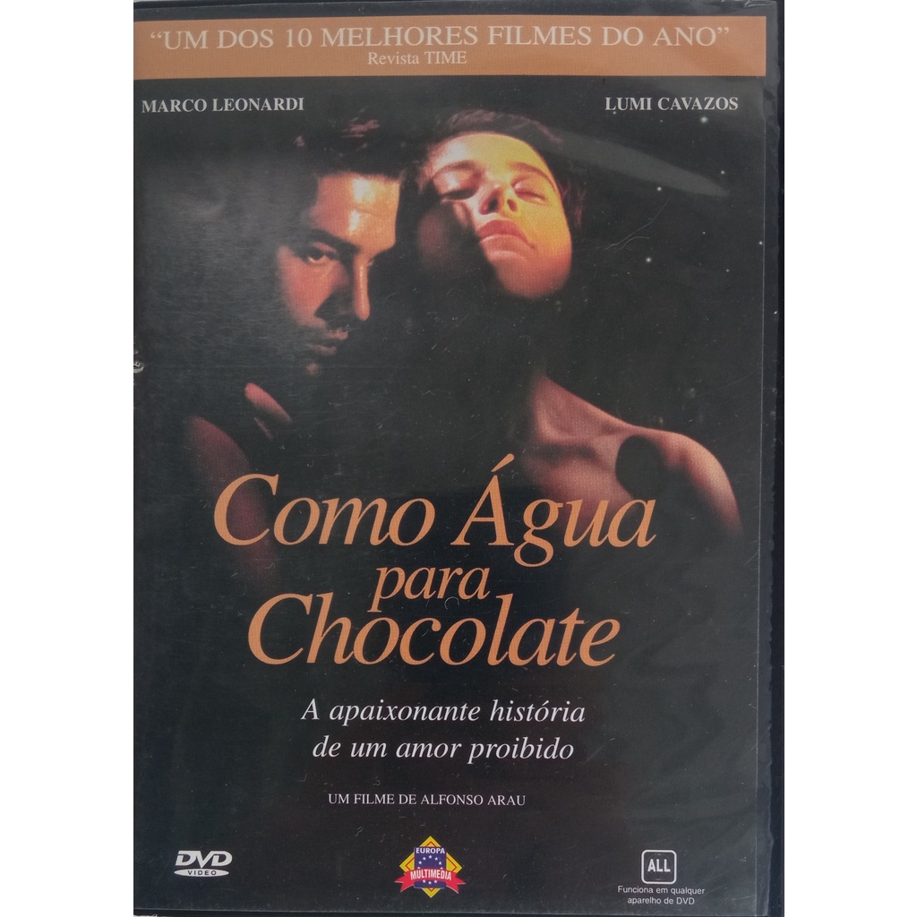 DVD COMO ÁGUA PARA CHOCOLATE A APAIXONANTE HISTÓRIA DE UM AMOR PROIBIDO