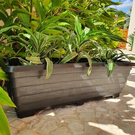Vaso Plástico Jardineira Floreira 40cm, 50cm, 60cm e 80cm - Goyama e Lupem