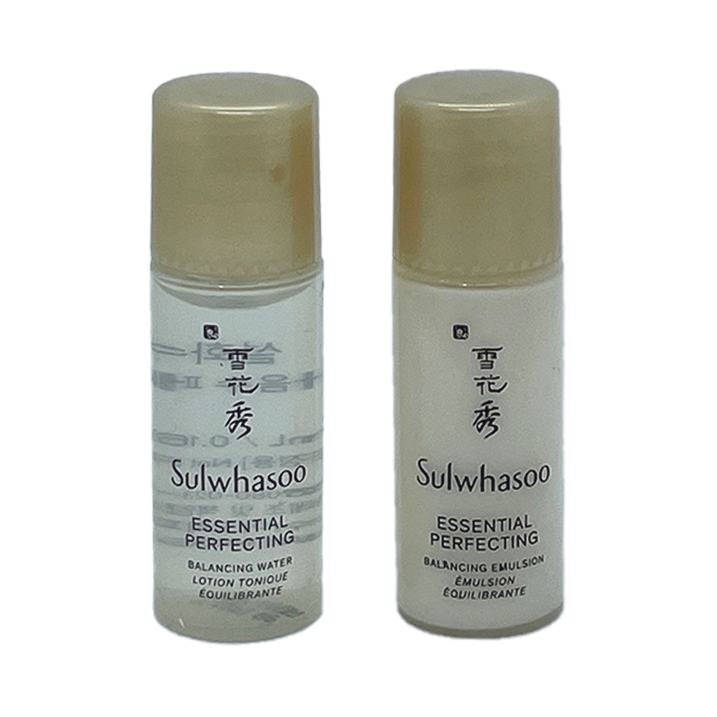 sulwhasoo essential perfecting balancing water, emulsion sample size mini set (exp. 13.10.2024) - Beauty