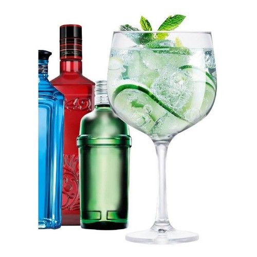 Taça Gin Vidro 700ml Ideal Para Tanqueray Beefeater Bombay - Home & Living