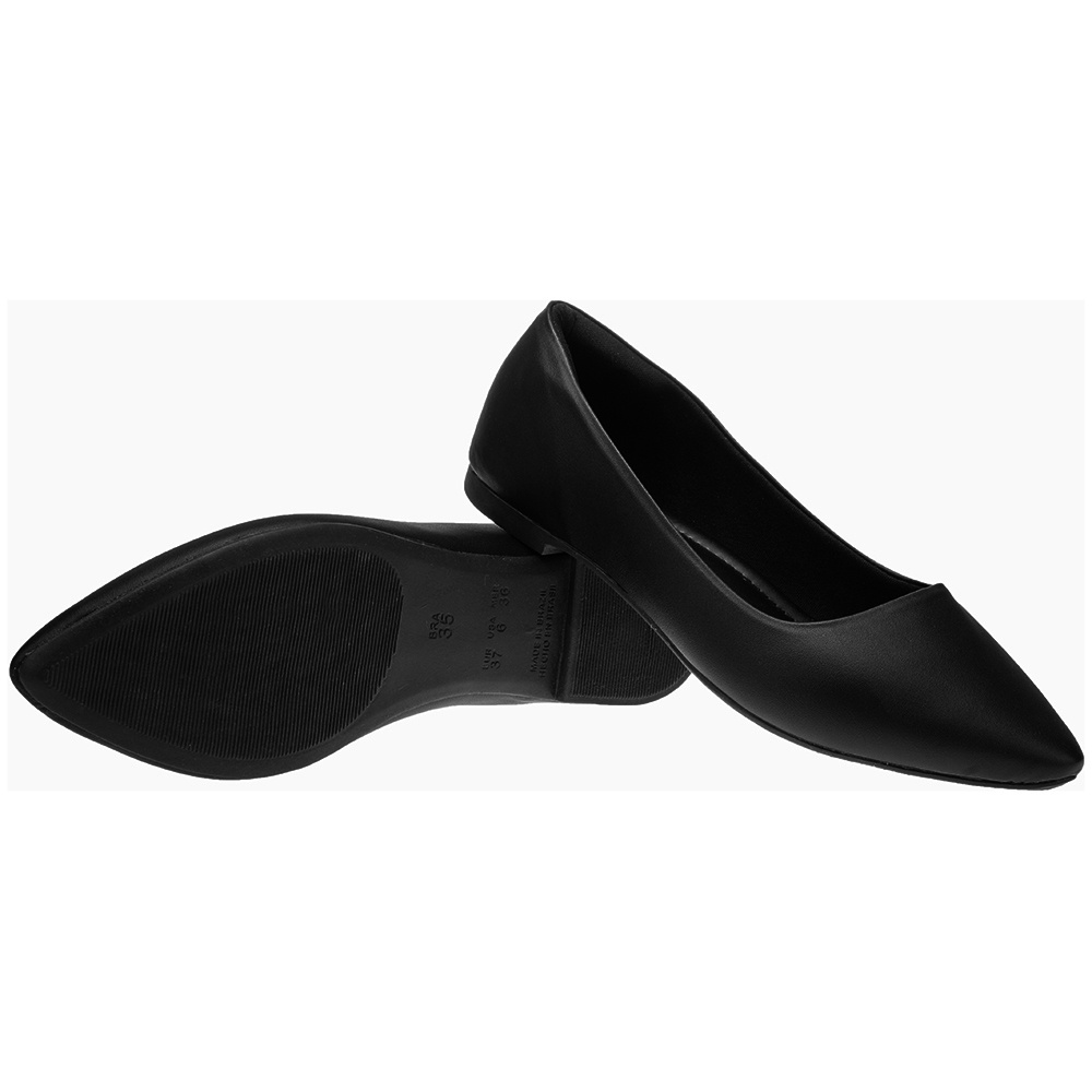 Detalhes do Sapatilha Feminina Bico Fino Casual Confortável Original Shekinah Promoção Barato Moda Mule Lisa