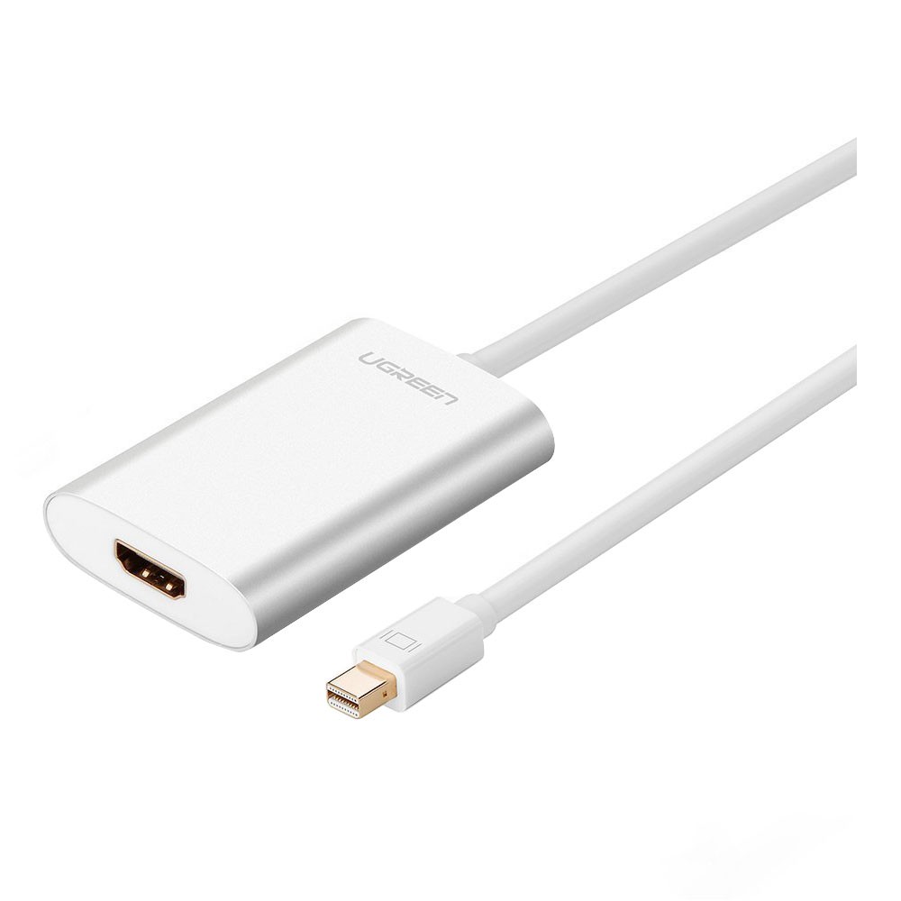 Cabo Adaptador Conversor Mini Display Port Macho para HDMI Fêmea Versão 2.0 4k 3D Quad  Full HD