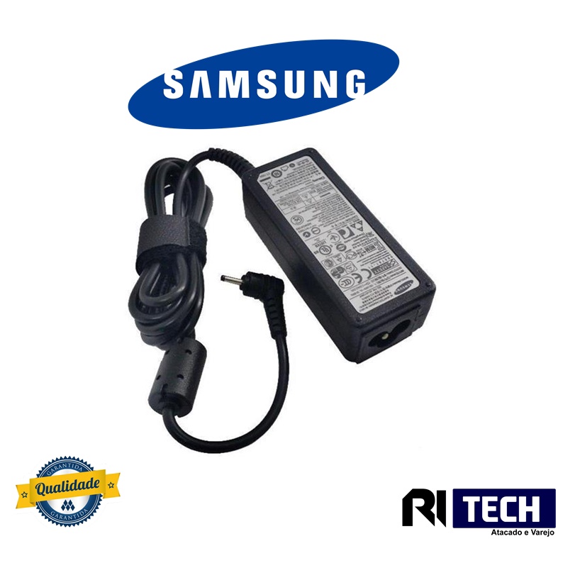 FONTE PARA NOTEBOOK SAMSUNG ULTRA 19v 2.1a 40w - Padrão Original