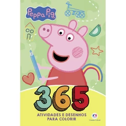 Livro - Peppa - 365 atividades e desenhos - Capa comum - Ciranda Cultural