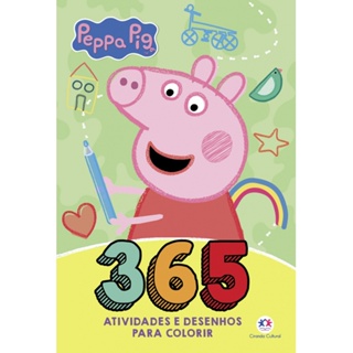 Livro - Peppa - 365 atividades e desenhos - Capa comum - Ciranda Cultural em Oferta na Shopee