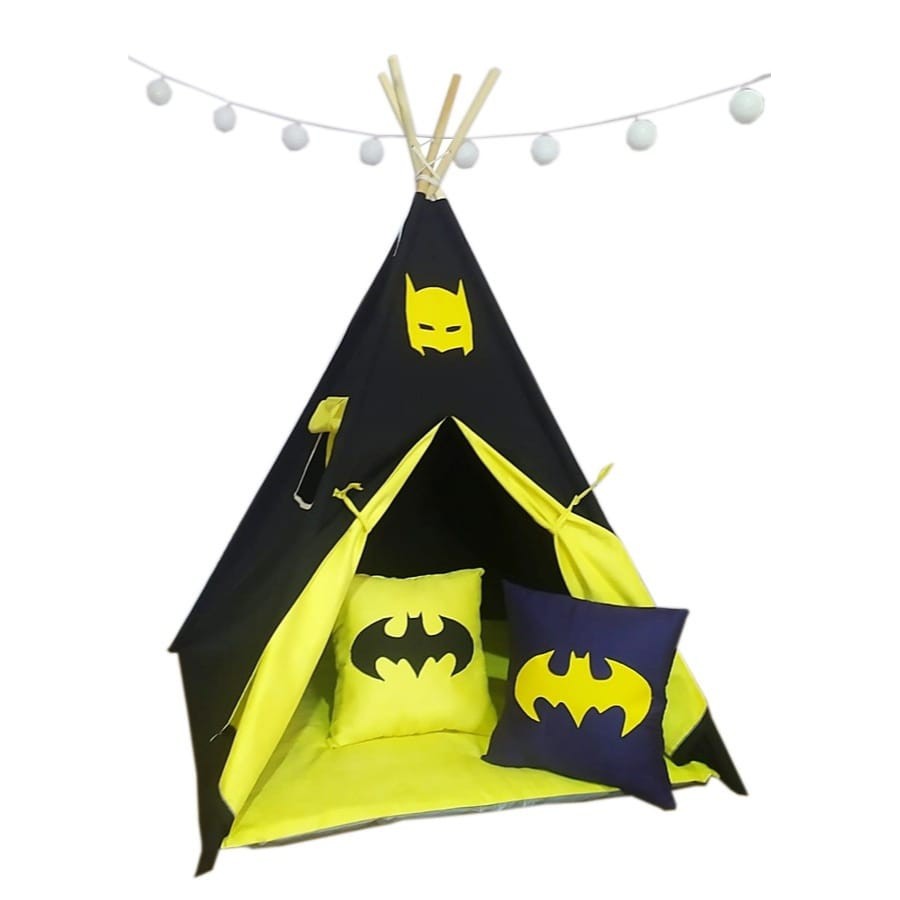 Cabana Infantil Barraca Tenda Com Colchonete de Herois