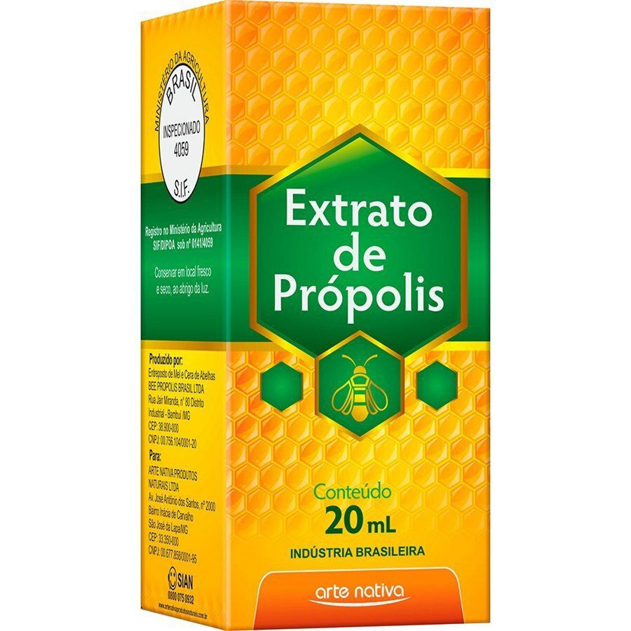 EXTRATO DE PROPOLIS 20 ML ARTE NATIVA