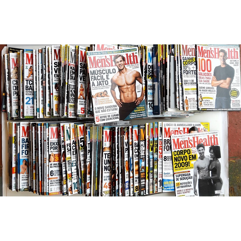 Men's Health Viver Melhor E Fácil Pacote Com 10 Revistas SAÚDE E BEM-ESTAR