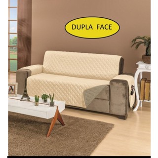 Protetor sofá Padrão 1.50 assento 3 lugares Dupla face Manu. em Oferta na Shopee