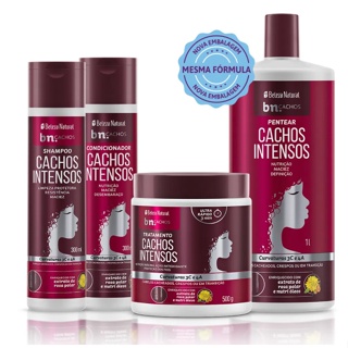 Kit Cachos Intensos - Beleza Natural em Oferta na Shopee