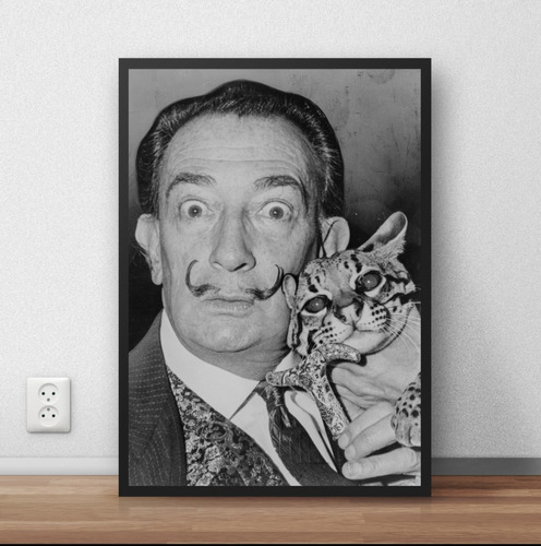 Quadro  / Poster C Moldura Salvador Dali Pintor P6509