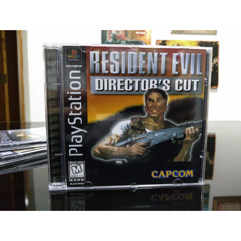 Resident Evil Director's Cut (patch) - PS1 - MIDIA PRETA