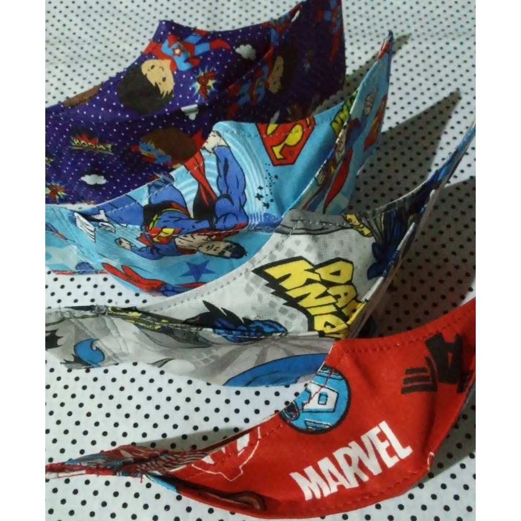 Mascaras De Proteção Infantil 3d P Menino Ou Menina, Camada Dupla, Leia A Descriçao.