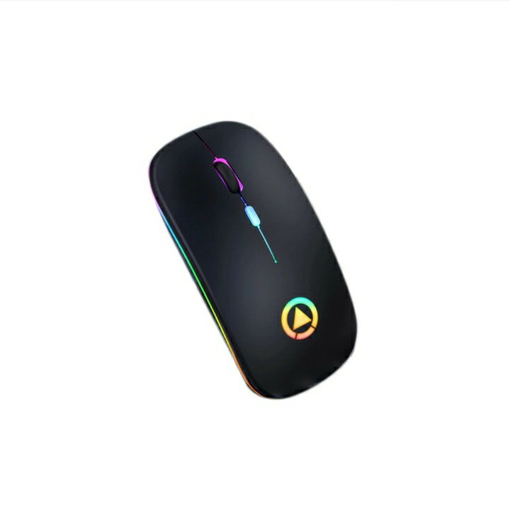 Mouse Sem Fio Recarregável com Luz Led 2.4ghz Usb 1600dpi | Shopee Brasil