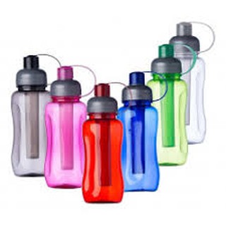 Squeeze Garrafa De Água Plástica 600ml Porta Gelo Livre Bpa