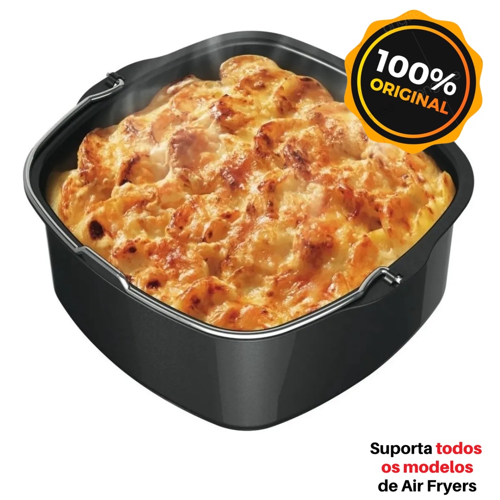 Forma Assadeira Cesto Air Fryer Fritadeira Todas As Marca Antiaderente Original em Oferta na Shopee