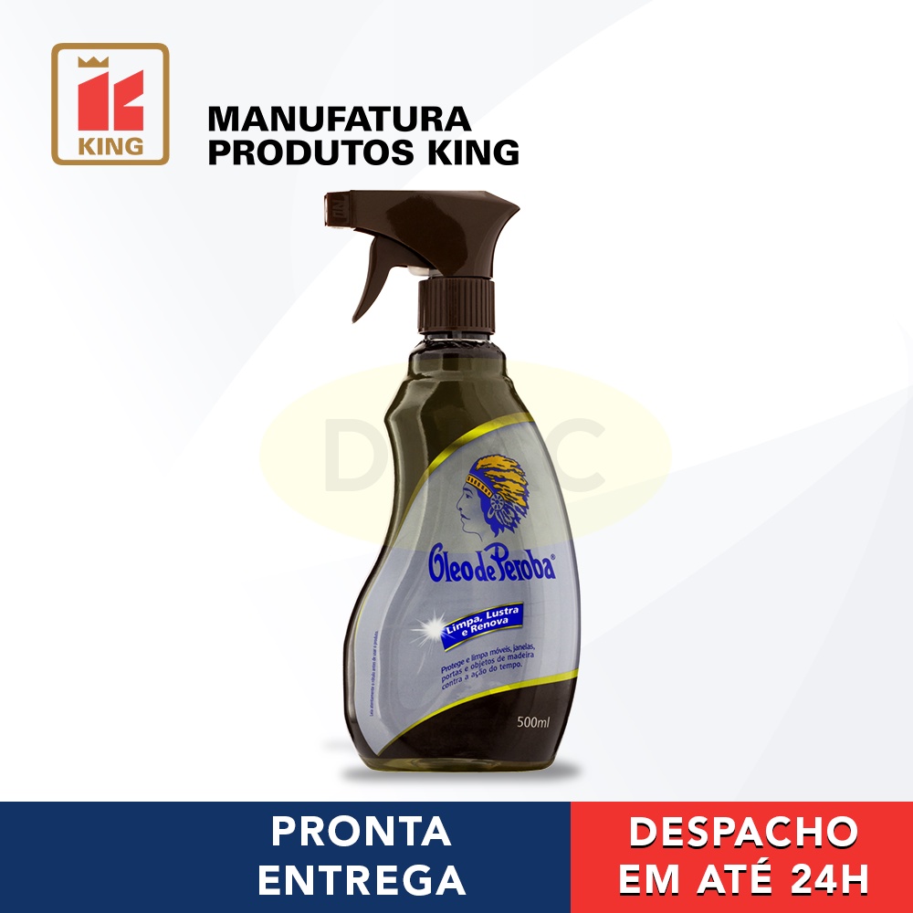 Lustra Móveis Óleo de Peroba King Spray Original - 1 un. em Oferta na Shopee