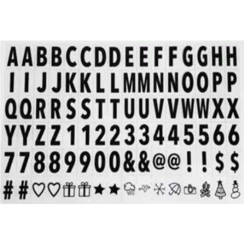 2 Cartelas de Letra para Luminária Light Box TAMANHO A5 em Oferta na Shopee