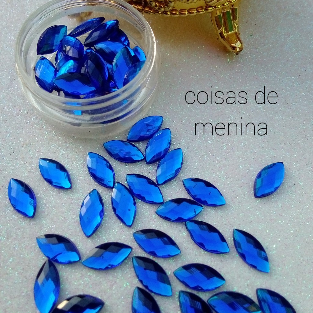 Navete  luxo 4x8 (pedrarias para jóias de unha)decoração de unhas pacote com 20 unidades