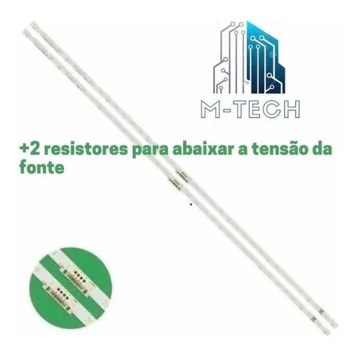 Kit Novo Barra Led compativel a  samsung Un50nu7100 Un50nu7100 Un50ru7100g