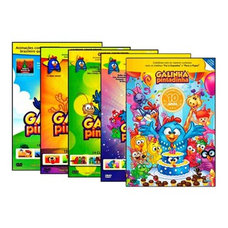 Box Musical Galinha Pintadinha 5 Dvds - Envio Já